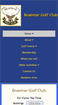 Mobile Screenshot of braemargolfclub.co.uk